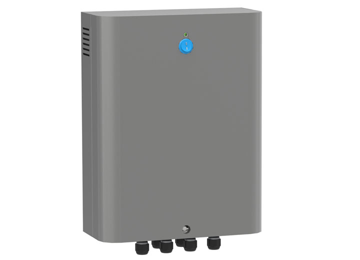 In-duct evaporative cooler control panel