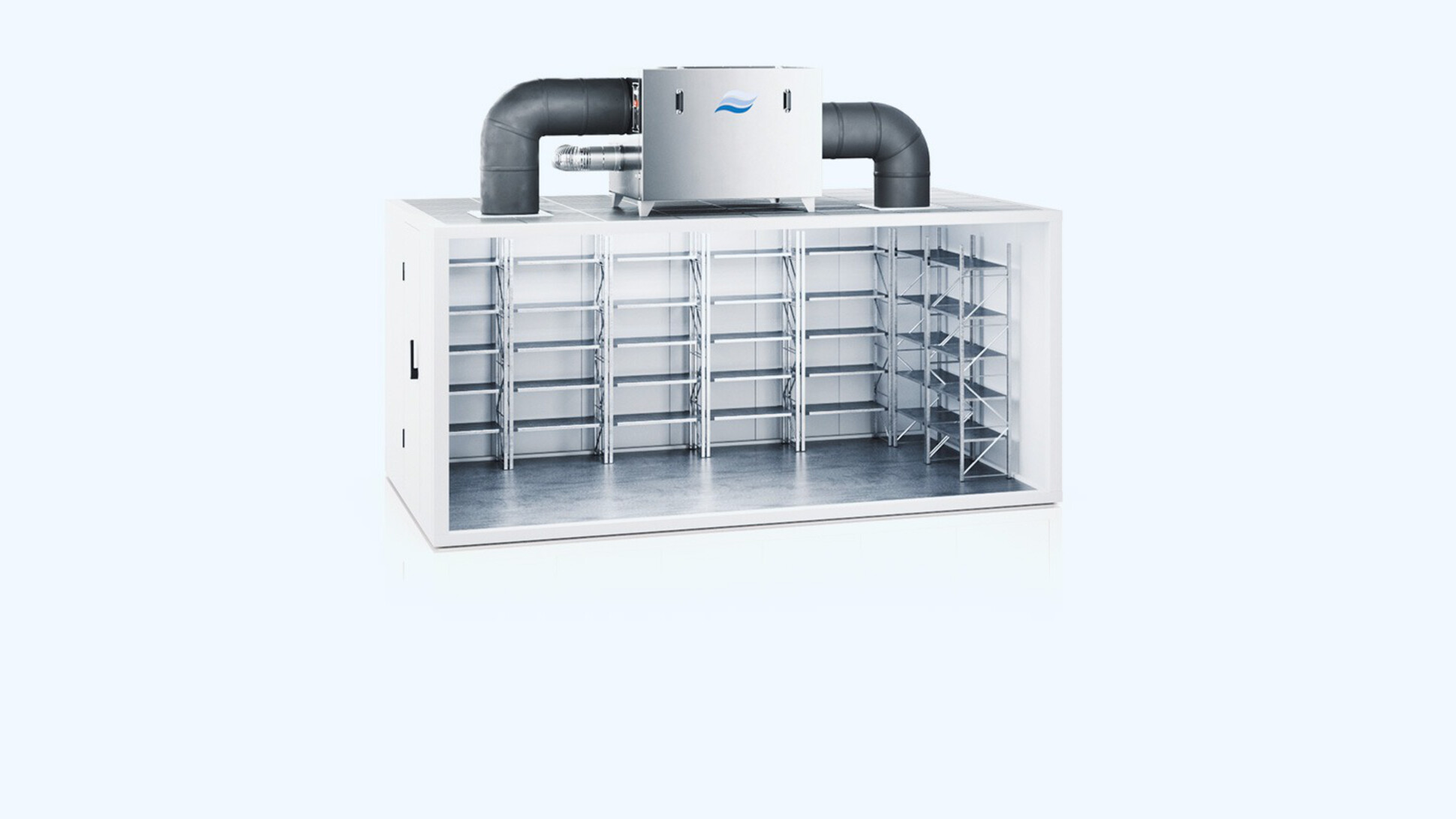 Preventing ice & mist in freezers with dehumidifiers