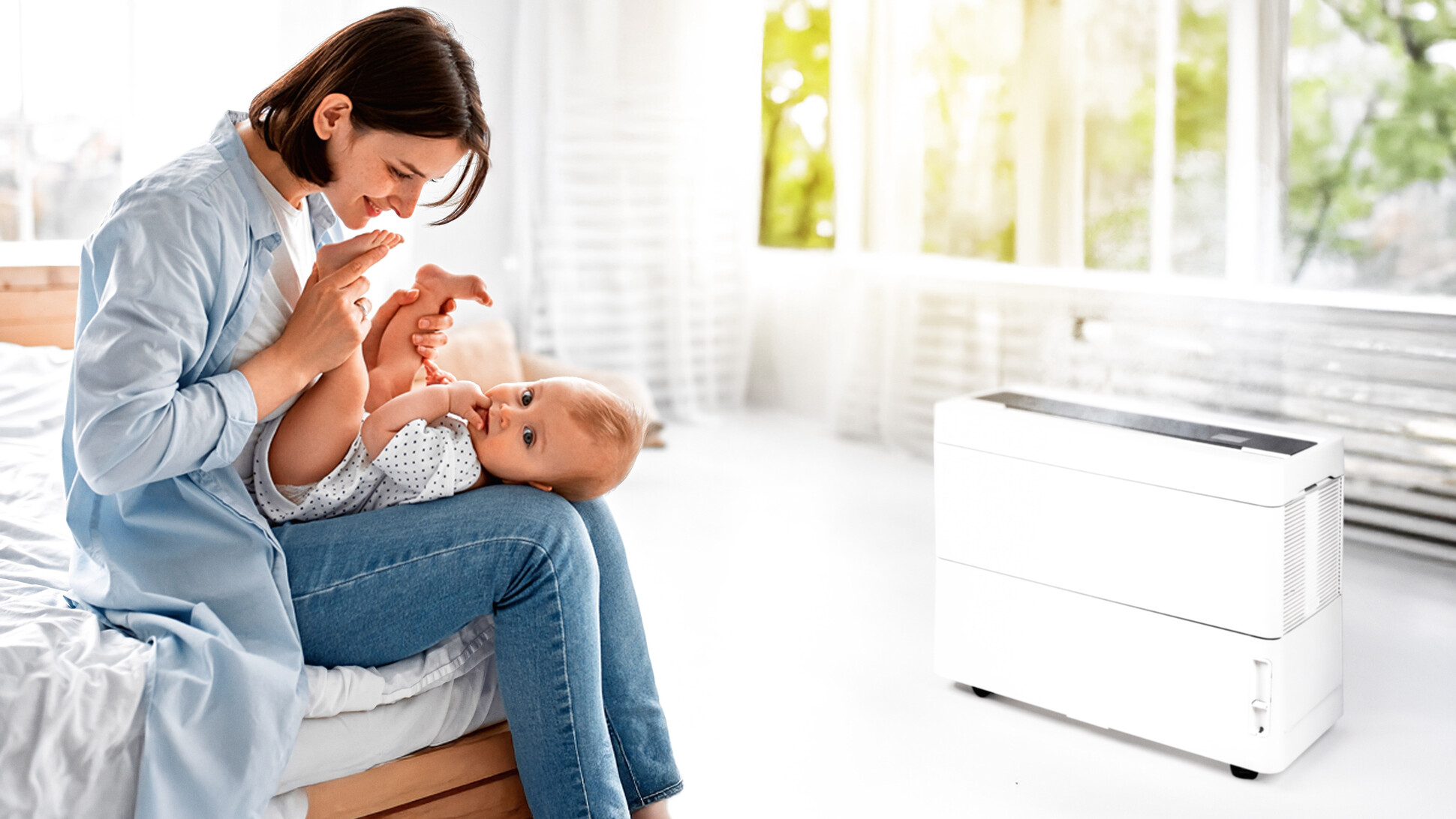 Condair PureHum 1000 Pro Mobile Humidifier and Air Purifier